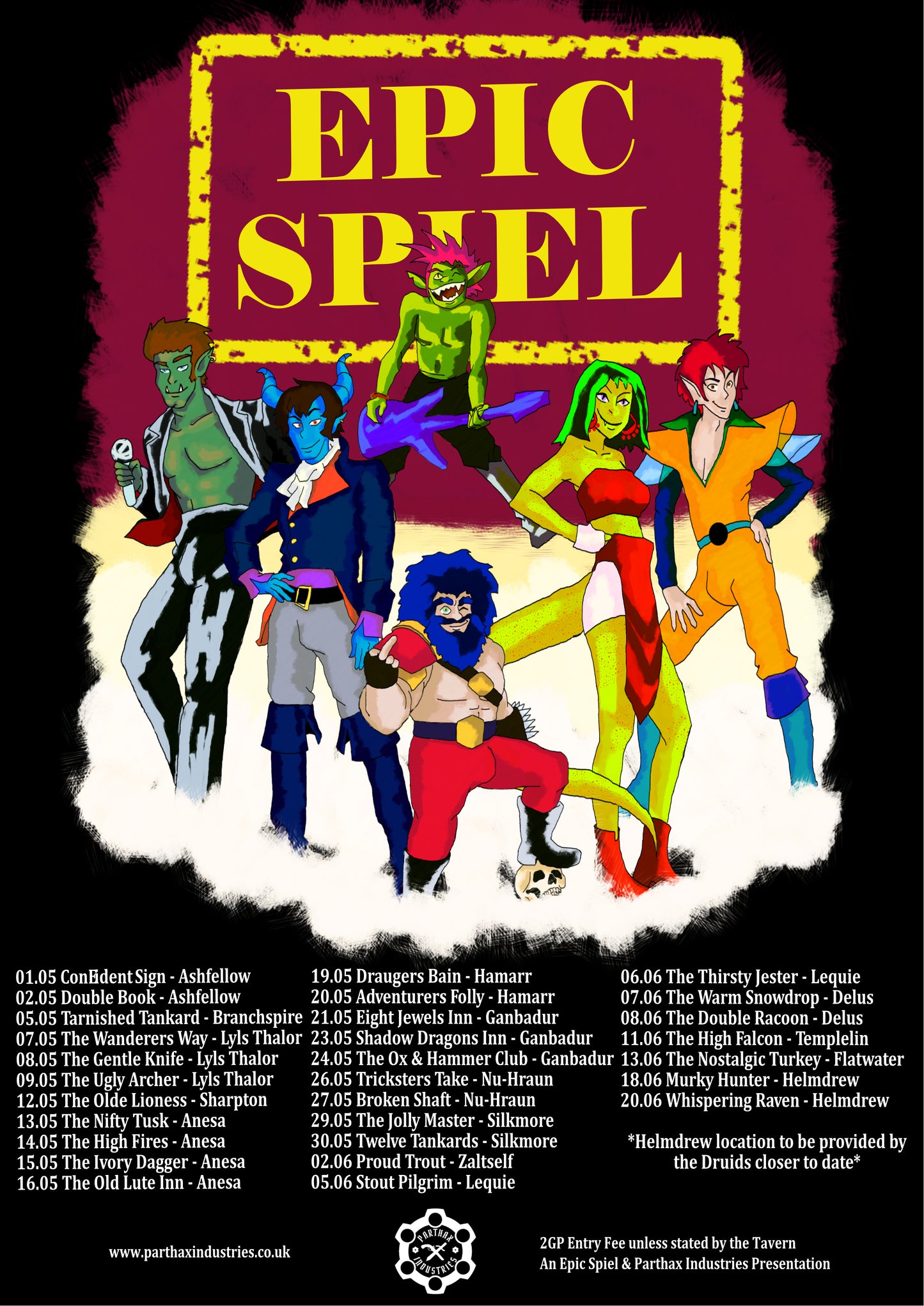 Epic Spiel Tour Poster